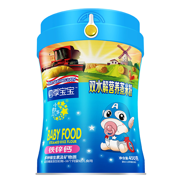 四季寶寶雙水解營養蒸米粉-鐵鋅鈣