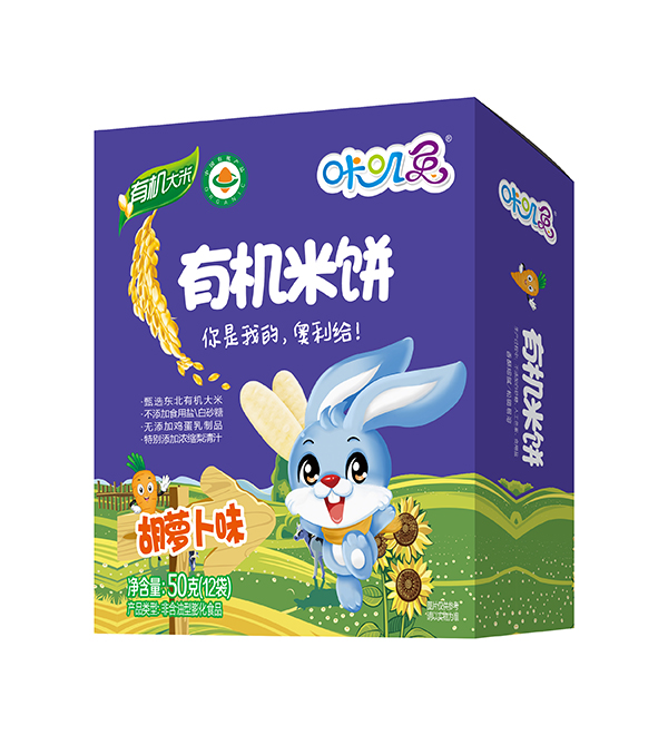 咔嘰兔有機米餅 胡蘿卜味
