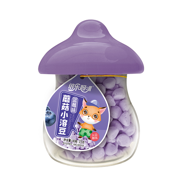 倍樂媽咪蘑菇小溶豆-藍莓味