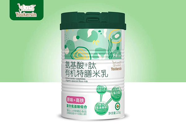 優可欣氨基酸+肽有機特膳米乳 原味+高鐵