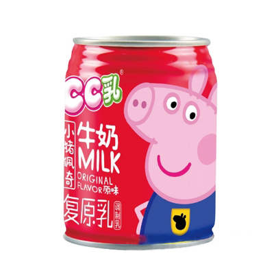 小豬佩奇CC乳牛奶復原乳調制乳245ml