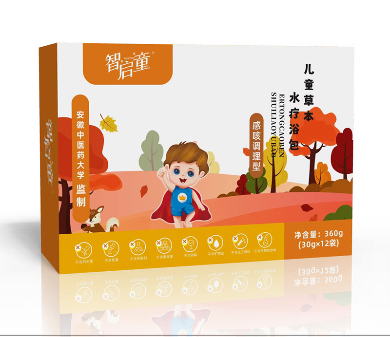 智啟童兒童草本水療浴包 感咳調理型