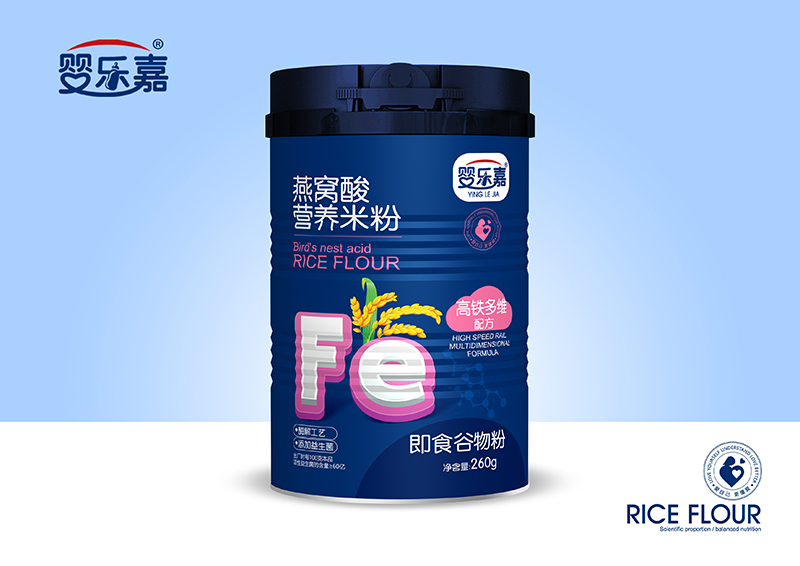 嬰樂嘉燕窩酸營養米粉 高鐵多維配方