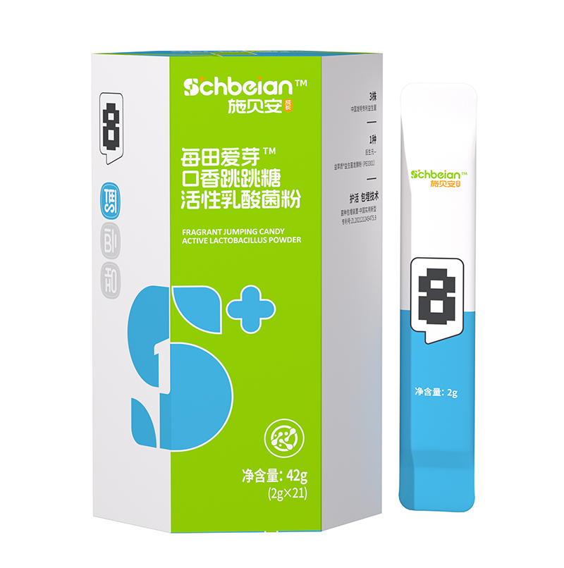 施貝安8號每田愛芽口香跳跳糖活性乳酸菌粉
