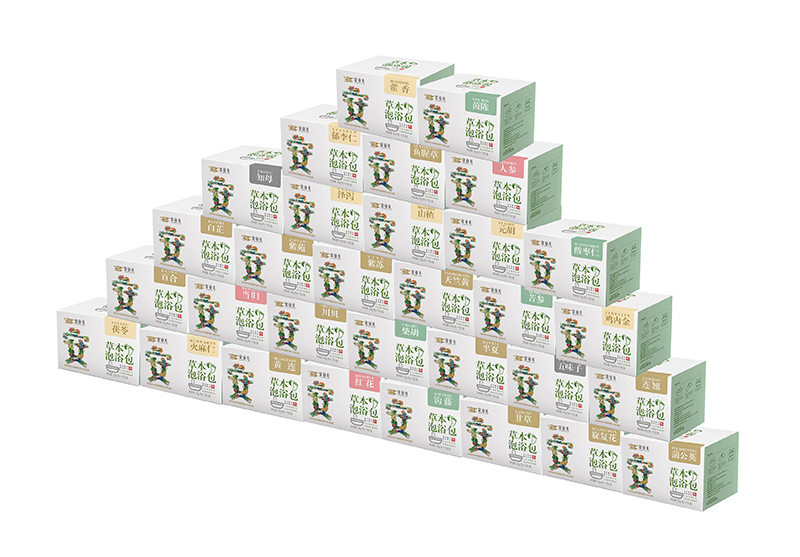 安合元草本泡浴包組合圖