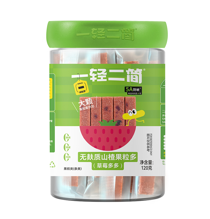 一輕二簡無麩質山楂果粒多(草莓多多)