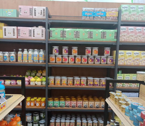 哆哆星小零食陳列圖