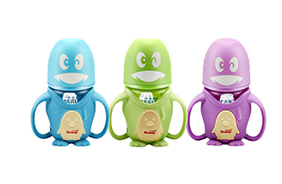 小太陽企鵝雙層防摔玻璃奶瓶