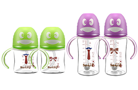 小太陽企鵝晶鉆玻璃奶瓶