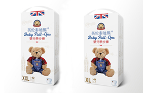 英倫泰迪熊學步褲