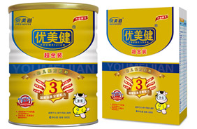 貝美滋優(yōu)美健超金裝配方奶粉
