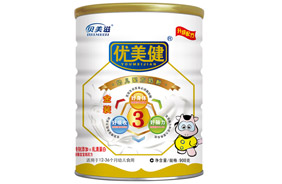 貝美滋優(yōu)美健金裝配方奶粉
