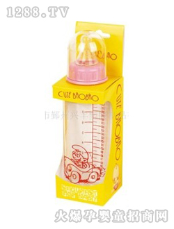 藍精靈圖案奶瓶