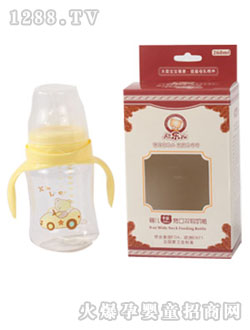 欣樂兒9安寬口雙耳PC奶瓶