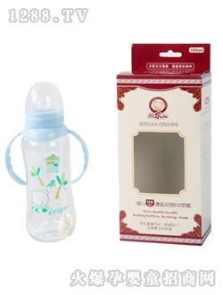 欣樂兒10安圓孤雙耳自動奶瓶