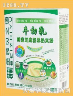 貝之語牛初乳蜂蜜芝麻營養奶米粉250g