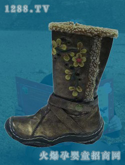 ���ٺ�ɫ��ͯ��ѥ