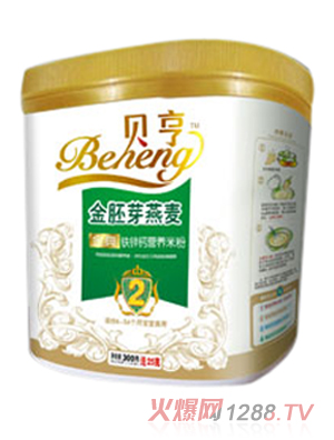 貝亨金胚芽燕麥鈣鐵鋅營養米粉