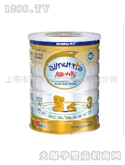 澳優能力多奶粉3段800g