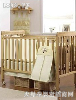 好孩子三檔調節木床