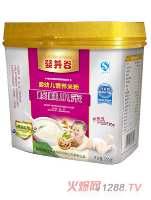 嬰養谷700克核桃小米米粉