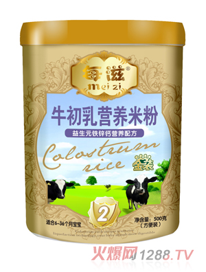 每滋益生元鐵鋅鈣營養米粉