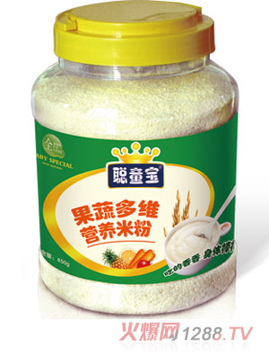 聰童寶果蔬多維營養米粉850克