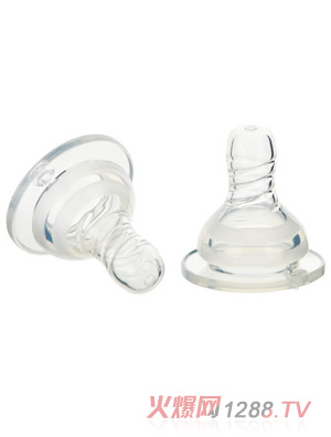 孩兒寶對裝標口超柔實感平頭奶嘴