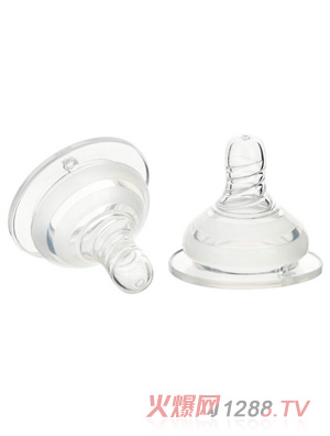 孩兒寶寬口超柔實感平頭奶嘴