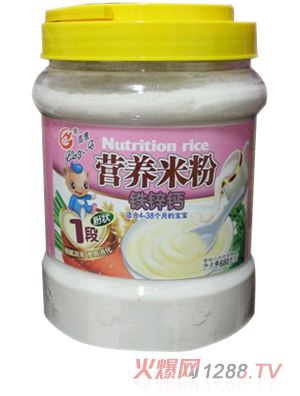 高鷹鐵鋅鈣營養米粉1段