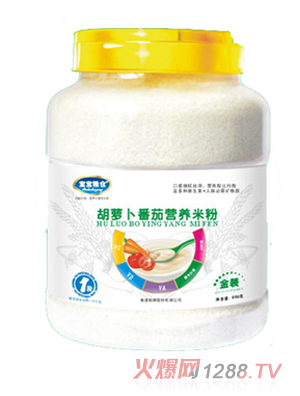 寶寶糧倉胡蘿卜番茄營養米粉