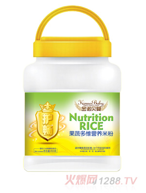 金諾貝嬰護暢果蔬多維營養米粉