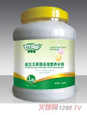 嘟嘟寶益生元果蔬多維營養米粉