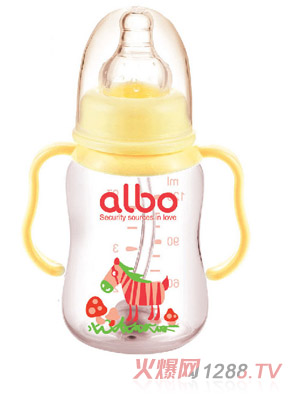 愛樂寶標口PP自動奶瓶120ml黃色
