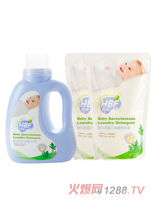呵貝膚香艾草嬰兒抑菌洗衣液（2L組合裝）