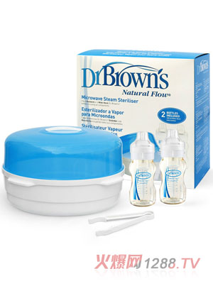 布朗博士微波爐消毒鍋套裝（附送2個8安士PES奶瓶）