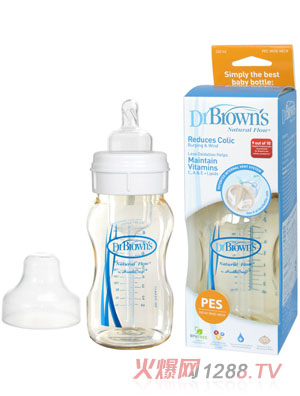 布朗博士8安士PES寬口奶瓶240ml