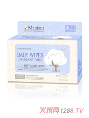 棉新獨立裝嬰兒柔濕巾10片裝