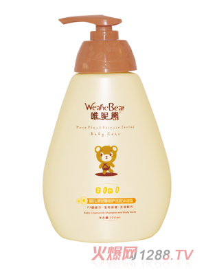 唯昵熊嬰兒洋甘菊倍護洗發沐浴露300ml
