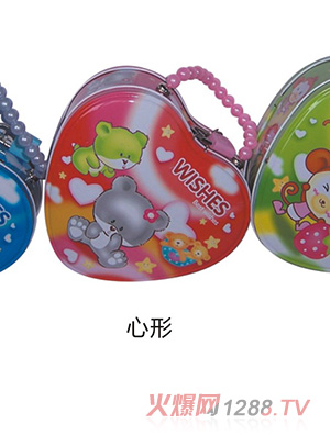 50克水果味軟糖（心形儲錢罐）