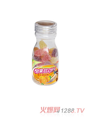 75克甜果總動員鮮橙味維生素軟糖