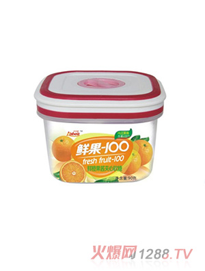 90克卡貝思鮮果100鮮橙味果醬夾心軟糖