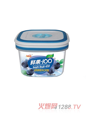 90克卡貝思鮮果100藍莓味果醬夾心軟糖