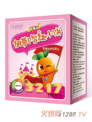 奇趣世界草莓味胡蘿卜智趣小餅