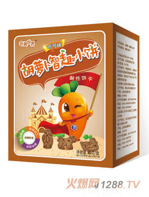 奇趣世界可可味胡蘿卜智趣小餅