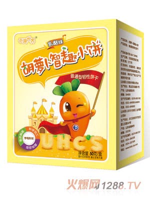 奇趣世界乳酪味胡蘿卜智趣小餅