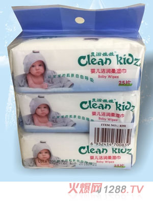 貝滋娃娃嬰兒潔潤柔濕巾