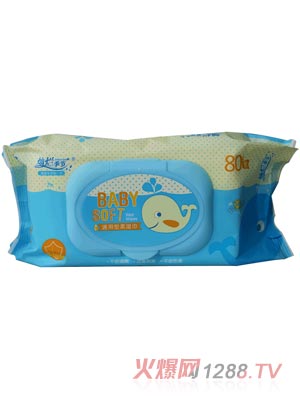 燦爛季節超柔嬰兒濕巾80片