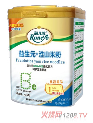 潤(rùn)兒優(yōu)益生元1段果蔬南瓜淮山米粉