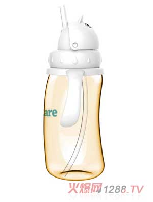 伊斯卡爾320mlPPSU企鵝吸管杯（測(cè)）